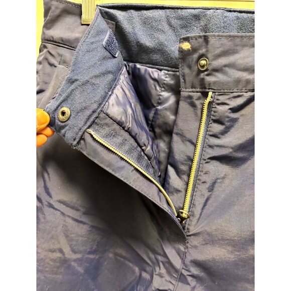 Lands End Womens Waterproof Insulated Snow Pants Size 6-8 Navy Blue - Picture 14 of 16
